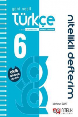 Nitelik 6. Sınıf Türkçe Yeni Nesil Nitelikli Defterim