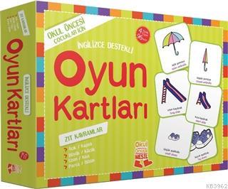 Oyun Kartları - Zıt Kavramlar