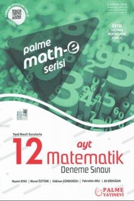 Palme Yayınları AYT Matematik Math-e Serisi 12 Deneme 2020 Özel Palme