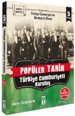 Popüler Tarih Türkiye Cumhuriyeti: Kuruluş - Set (5 Kitap) Metin Özdam