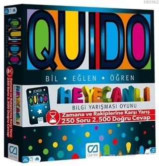 Quido Board Game - Eğitici Puzzle Kolektif