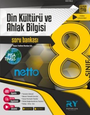 Referans Netto LGS 8.Sınıf Din Kültürü ve Ahlak Bilgisi Soru Bankası Video Çözümlü 2021