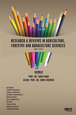 Research Reviews In Agriculture, Forestry And Aquaculture Sciences, Ma