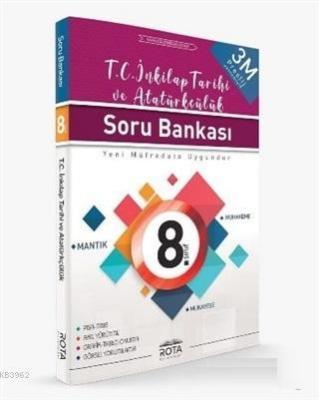 Rota Yayınları 8. Sınıf LGS T.C. İnkılap Tarihi ve Atatürkçülük Soru Bankası RTY Rota