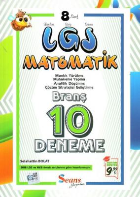 Seans Yayınları 8. Sınıf LGS Matematik 10 Deneme Seans Kolektif