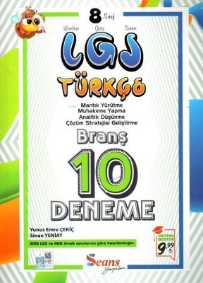 Seans Yayınları 8. Sınıf LGS Türkçe 10 Deneme Seans Kolektif