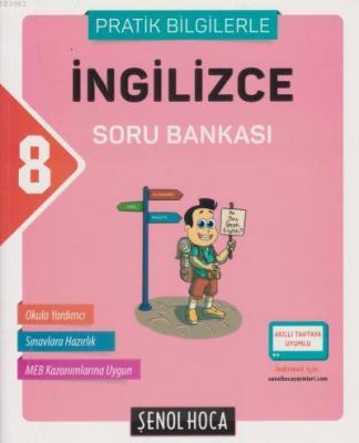 Şenol Hoca Yayınları 8. Sınıf LGS İngilizce Soru Bankası Pratik Bilgil