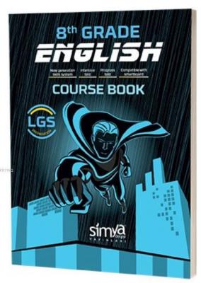 Simya Dergisi Yayınları 8. Sınıf LGS English Course Book Simya Dergisi