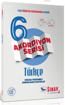 Sınav Dergisi Yayınları 6. Sınıf Türkçe Akordiyon Serisi Aç Konu Katla