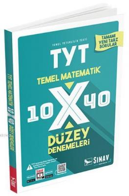 Sınav Dergisi Yayınları TYT Temel Matematik 10x40 Düzey Denemeleri Sın