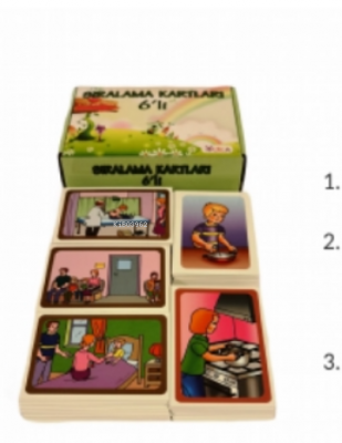 Sıralama Kartları 6'lı