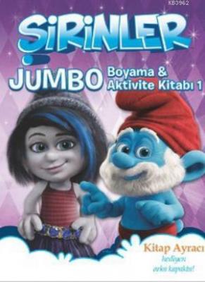 Şirinler - Jumbo Boyama ve Aktivite Kitabı 1
