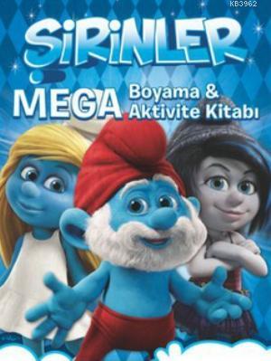 Şirinler - Mega Boyama ve Aktivite Kitabı