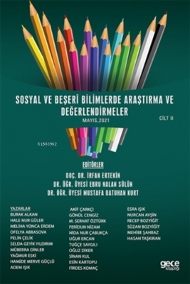Sosyal Ve Beşeri Bilimlerde Araştırma Ve Değerlendirmeler Mayıs Cilt 2