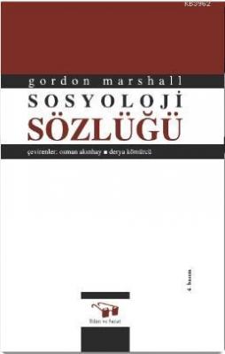 Sosyoloji Sözlüğü Gordon Marshall