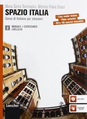 Spazio Italia Manuale 2 + Eserciziario con DVD-ROM M. G. Tommasini M. 