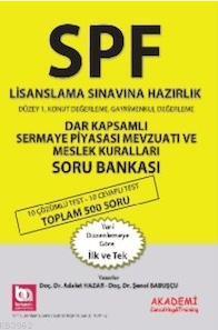 SPF Lisanslama Sınavlarına Hazırlık Dar Kapsamlı Şenol Babuşcu