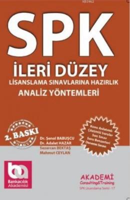 SPK İleri Düzey - Analiz Yöntemleri Şenol Babuşcu