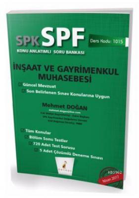 SPK - SPF İnşaat ve  Gayrimenkul Muhasebesi Konu Anlatımlı  Soru Bankası 1015
