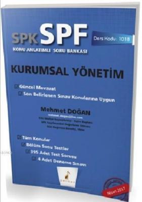 SPK - SPF Kurumsal Yönetim Konu Anlatımlı Soru Bankası Mehmet Doğan