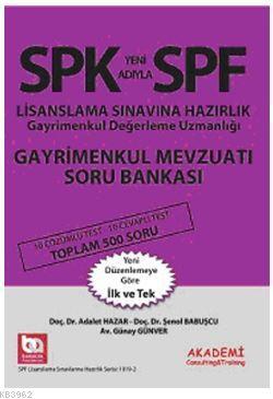 SPK - SPF Lisanslama Sınavına Hazırlık Gayrimenkul Değerleme Uzmanlığı