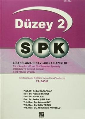 SPK Temel Düzey 2 Lisanslama Sınavlarına Hazırlık Aydın Karapınar