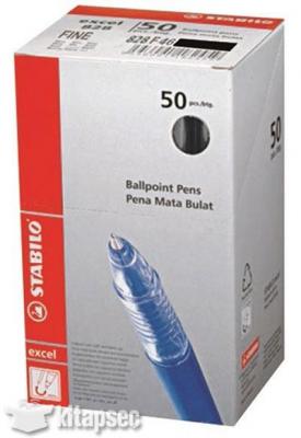 Stabilo Tükenmez Kalem Excel 50Li Siyah 828F/50/46