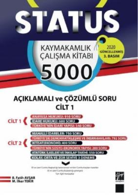 Status kaymakamlık Çalışma Kitabı 5000 Açıklamalı Çözümlü Soru 2 Cilt Takım