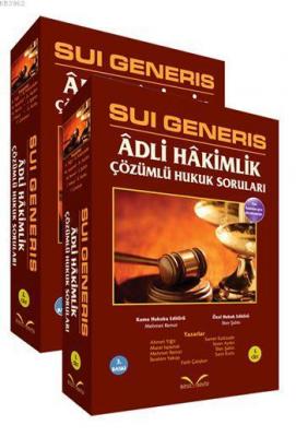 Sui Generis Adli Hâkimlik Çözümlü Hukuk Soruları Ahmet Yiğit