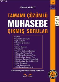 Tamamı Çözümlü Muhasebe Çıkmış Sorular