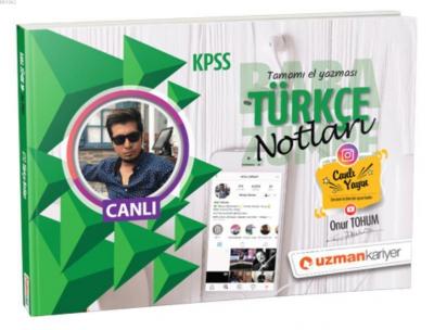 Tamamı El Yazması Türkçe Notlar