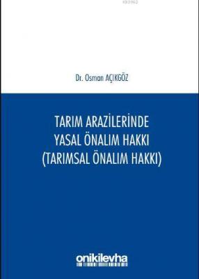 Tarım Arazilerinde Yasal Önalım Hakkı