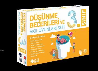 Teas Press Yayınları 3. Sınıf Düşünme Becerileri ve Akıl Oyunları Seti Teas Press