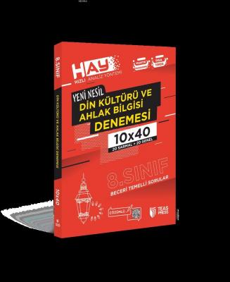 Teas Press Yayınları 8. Sınıf LGS HAY Yeni Nesil Din Kültürü ve Ahlak Bilgisi Denemesi Teas Press