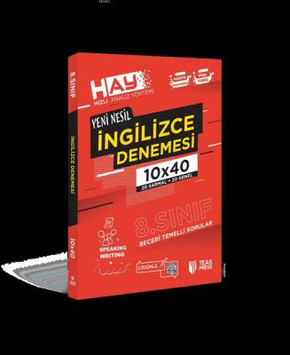 Teas Press Yayınları 8. Sınıf LGS HAY Yeni Nesil İngilizce Denemesi Teas Press