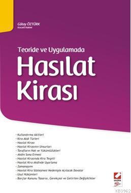 Teoride ve Uygulamada Hasılat Kirası Gülay Öztürk