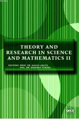Theory and Research in Science and Mathematics 2 Hasan Akgül