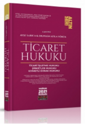 Ticaret Hukuku Konu Anlatımı