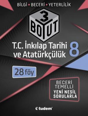 Tudem Yayınları 8. Sınıf LGS T.C. İnkılap Tarihi ve Atatürkçülük 3 Boy