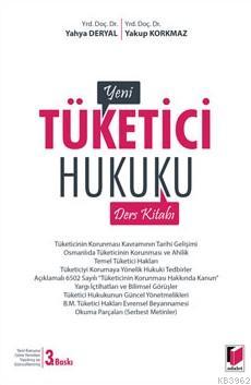 Tüketici Hukuku Ders Kitabı Yahya Deryal