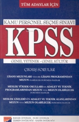 Tüm Adaylar İçin KPSS Genel Yetenek-Genel Kültür Çıkmış Sorular Kolekt