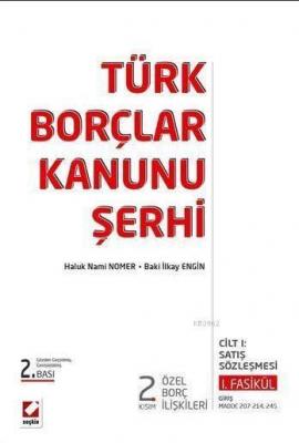 Türk Borçlar Kanunu Şerhi 2. Kısım Haluk Nami Nomer