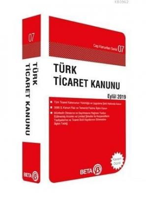 Türk Ticaret Kanunu Eylül 2019 Celal Ülgen