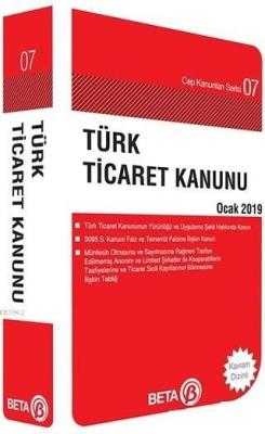 Türk Ticaret Kanunu Ocak 2019 Celal Ülgen
