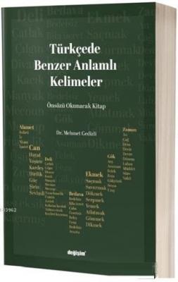 Türkçede Benzer Anlamlı Kelimeler Mehmet Gedizli