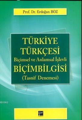 Türkiye Türkçesi Biçimbilgisi &amp