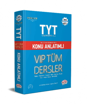 TYT VIP Tüm Dersler Konu Anlatımlı