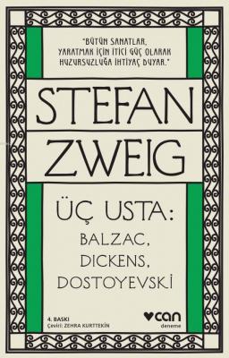 Üç Usta: Balzac, Dickens, Dostoyevski Stefan Zweig