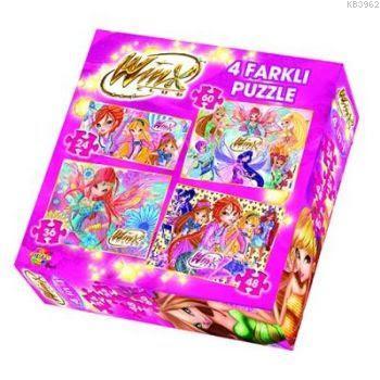 Winx Club 4 Farklı Puzzle