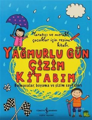 Yağmurlu Gün Çizim Kitabım Bulmacalar, boyama ve çizim sayfaları